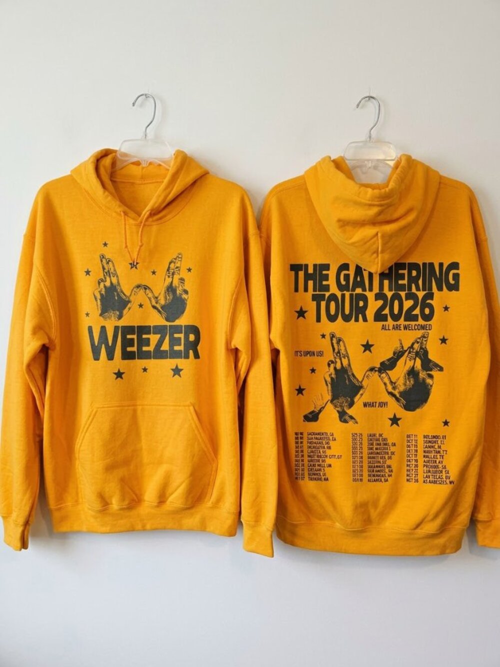 Weezer The Gathering Tour Hoodie Reprint